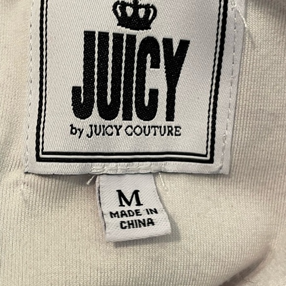 Juicy Couture Y2K Purple Squares Logo Velour Hooded Zip Hoodie Jacket Sz M - Picture 10 of 11